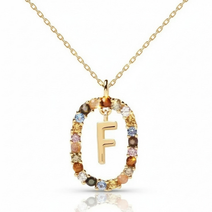 Colar Inicial "Rainbow"