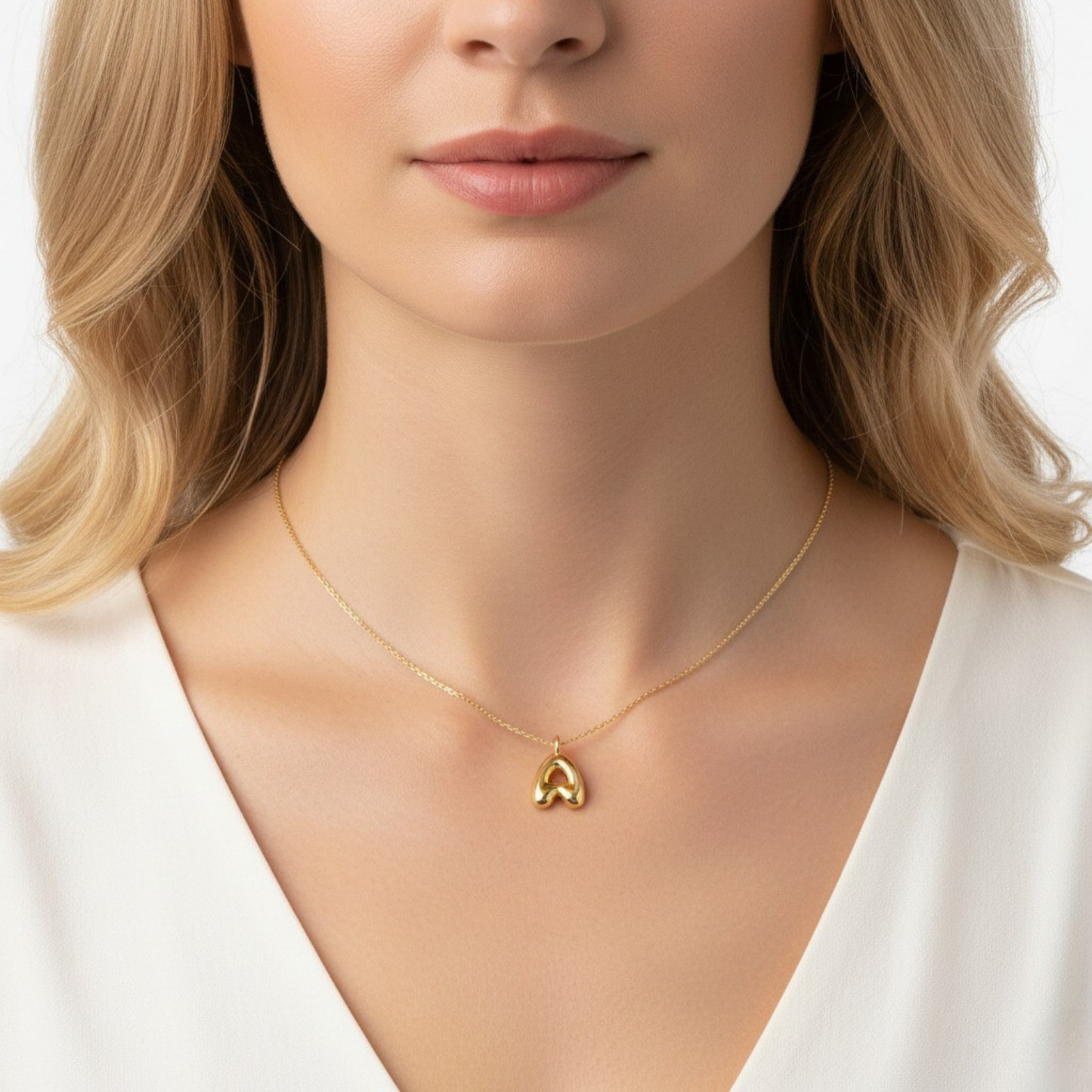 Colar Inicial "Luxe Bubble"