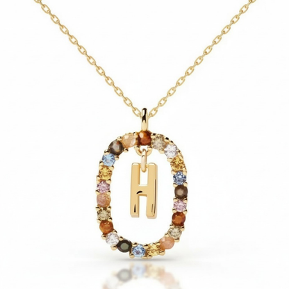 Colar Inicial "Rainbow"