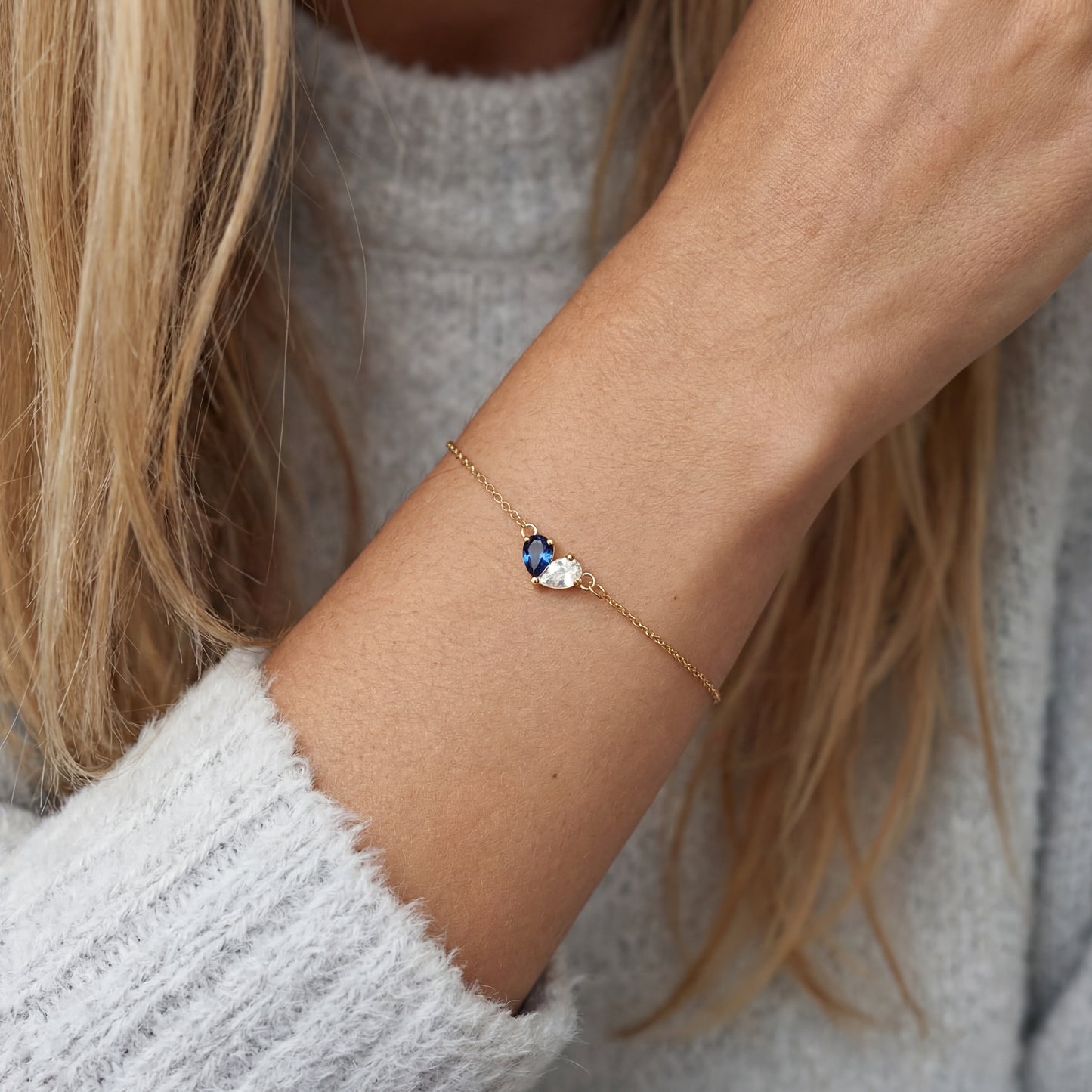 Pulseira "Twin Hearts"