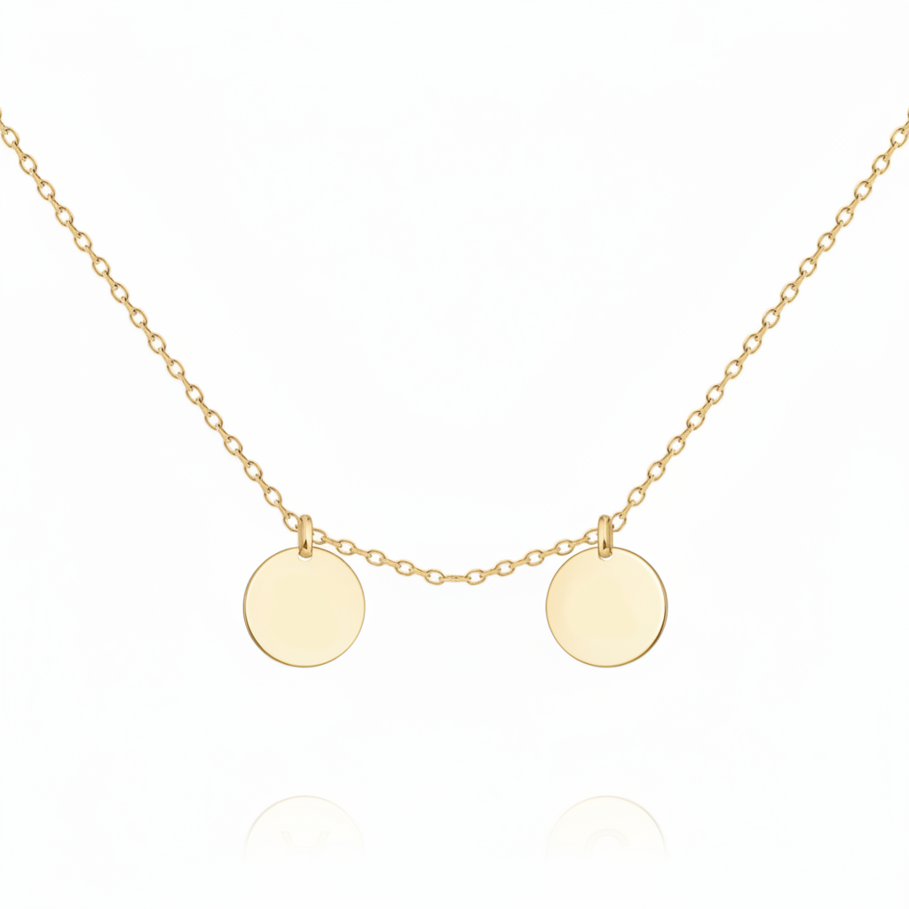 Colar Inicial “Initial disc”