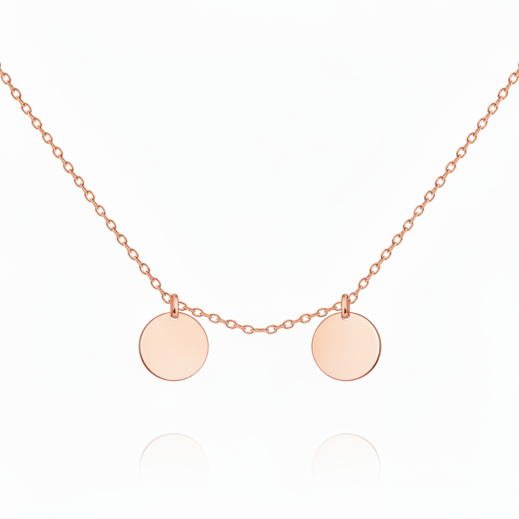 Colar Inicial “Initial disc”