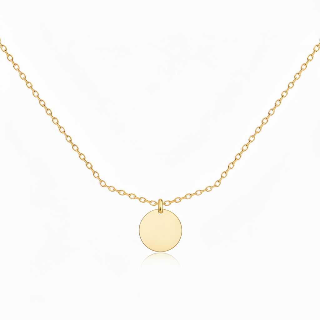 Colar Inicial “Initial disc”