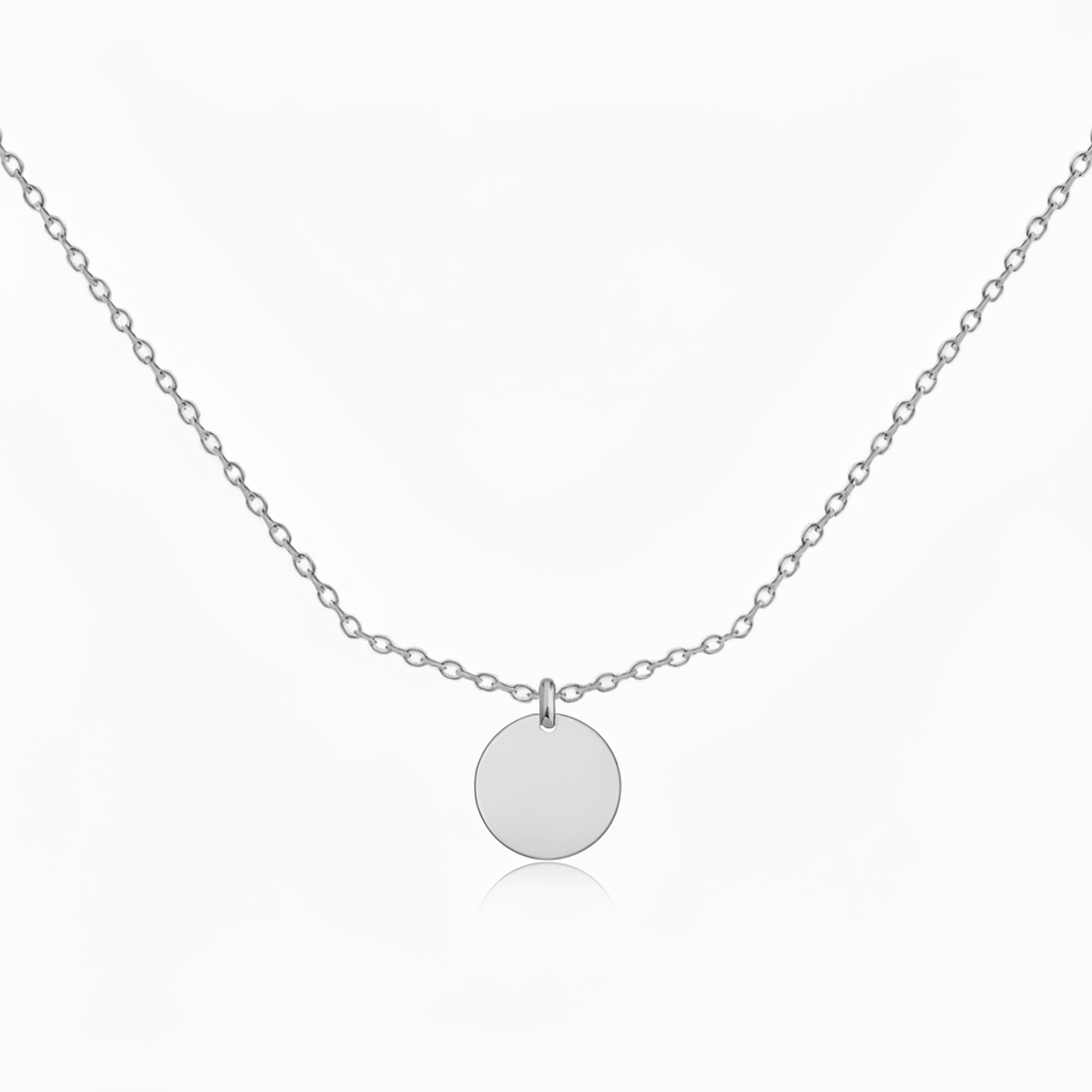 Colar Inicial “Initial disc”