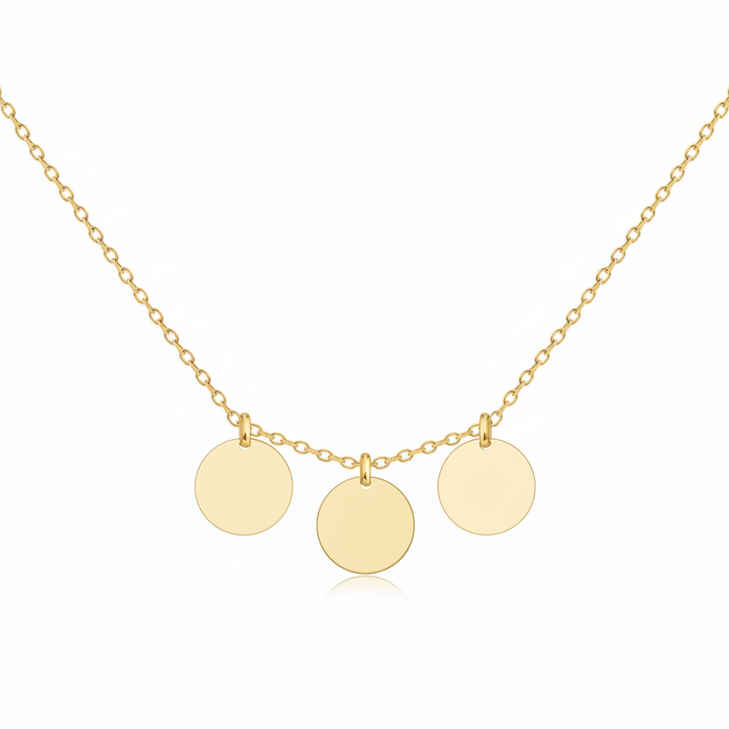 Colar Inicial “Initial disc”