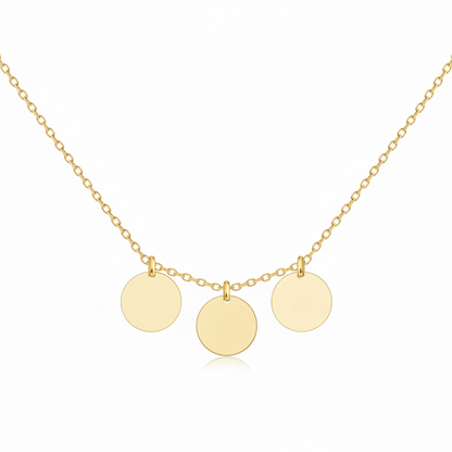 Colar Inicial “Initial disc”