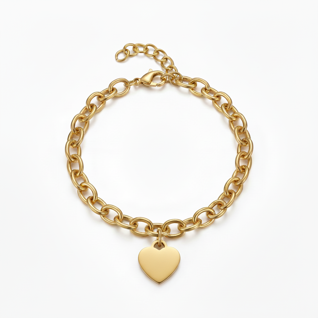 Pulseira Inicial "Custom Hearts"