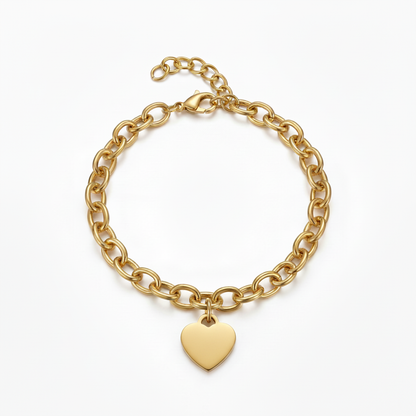 Pulseira Inicial "Custom Hearts"