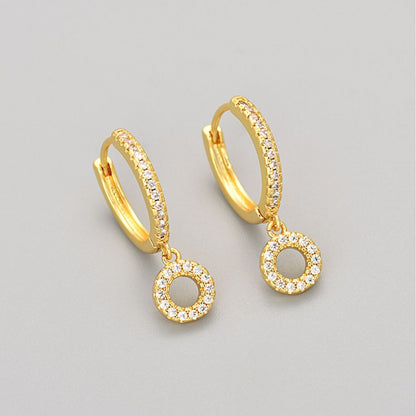 Brincos Initial "Crystal"