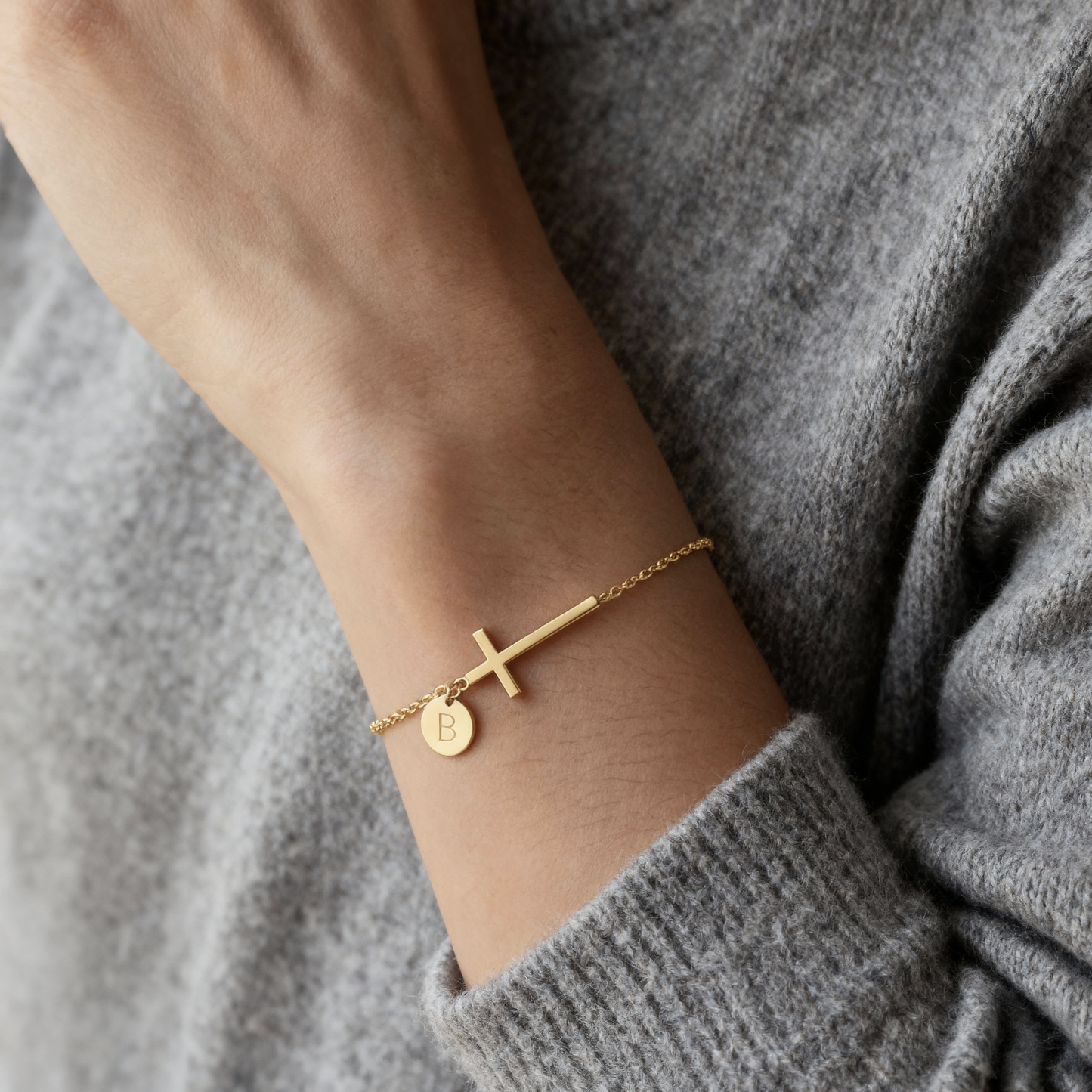 Pulseira Inicial "Cross"