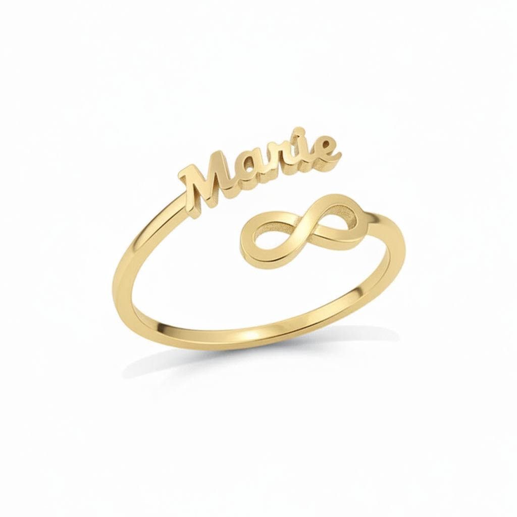 Anel com Nome Ajustável "Eternal Bond"