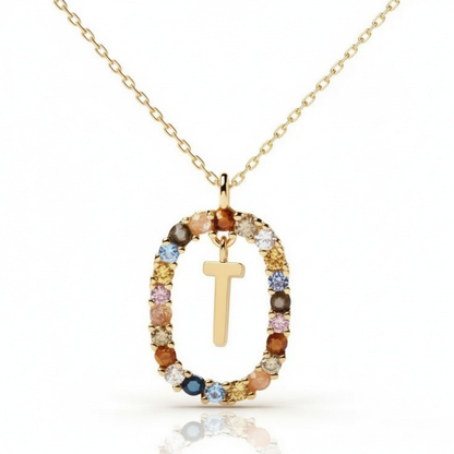 Colar Inicial "Rainbow"