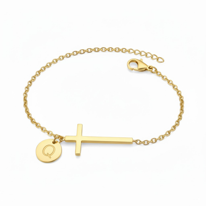 Pulseira Inicial "Cross"