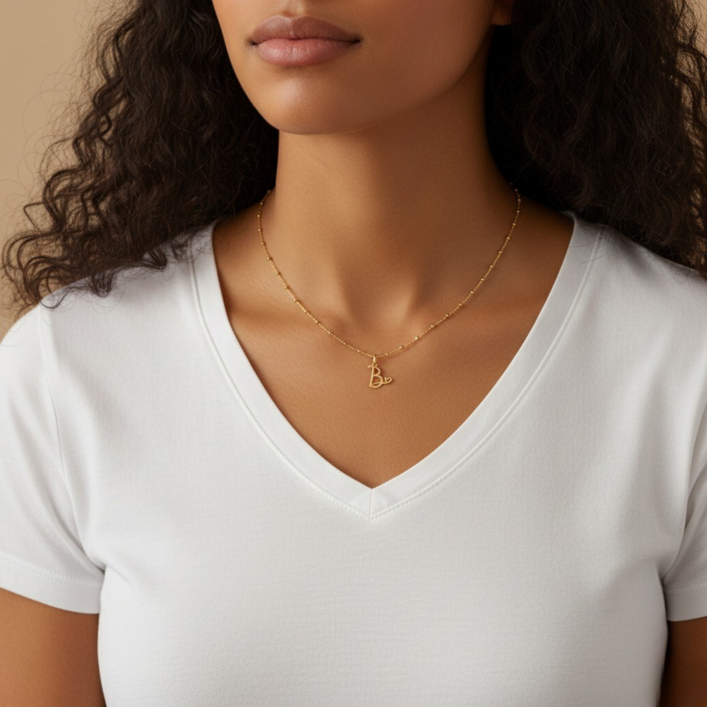 Colar Inicial "Heart Love"