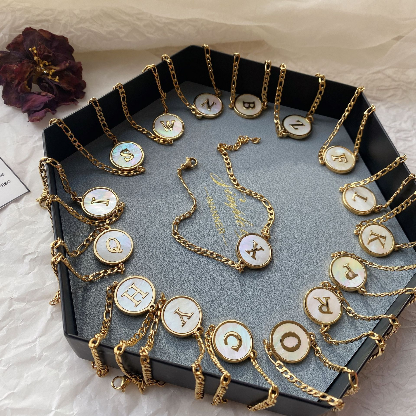 Pulseira Inicial "Vintage"