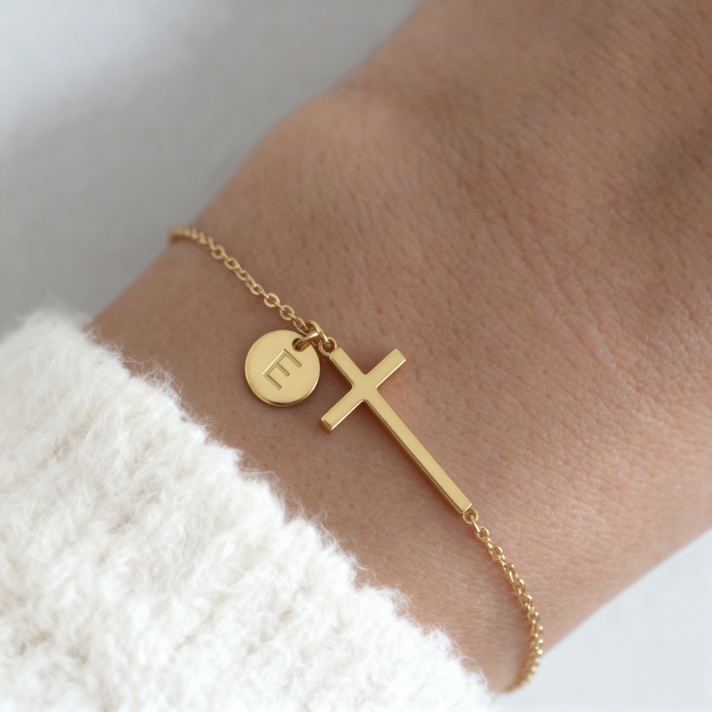 Pulseira Inicial "Cross"