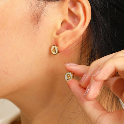 Brincos Initial "Vintage"