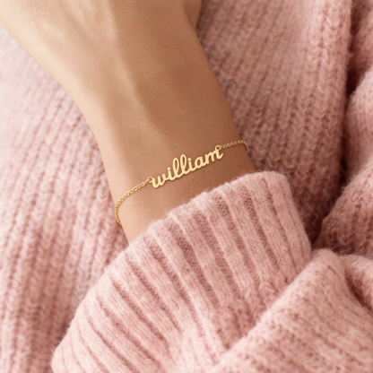 Pulseira com Nome "Wonderful"