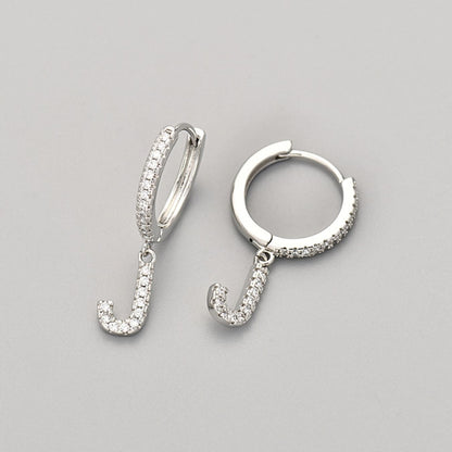 Brincos Initial "Crystal"