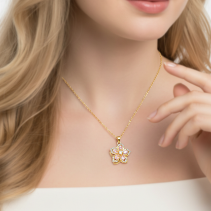 Colar "Twist & Bloom"