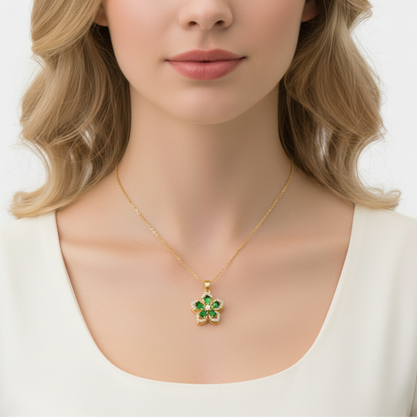 Colar "Twist & Bloom"