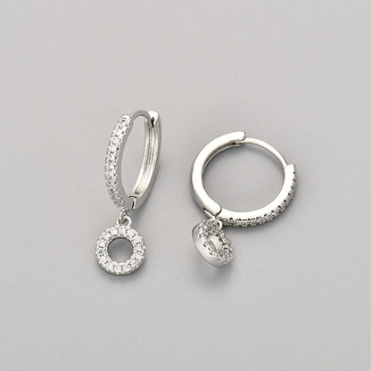 Brincos Initial "Crystal"