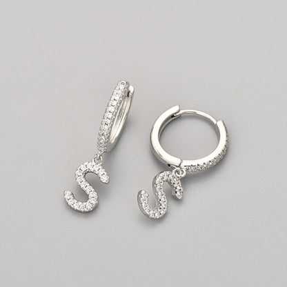 Brincos Initial "Crystal"