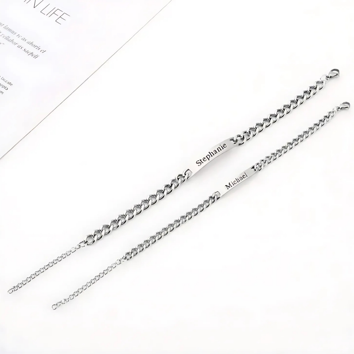 Conjunto de Pulseiras Outmatching "Love Locked"