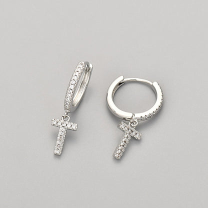 Brincos Initial "Crystal"