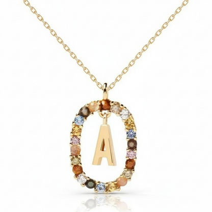 Colar Inicial "Rainbow"