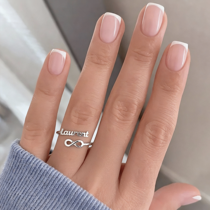 Anel com Nome Ajustável "Eternal Bond"