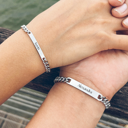 Conjunto de Pulseiras Outmatching "Love Locked"