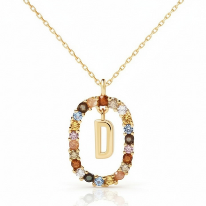 Colar Inicial "Rainbow"