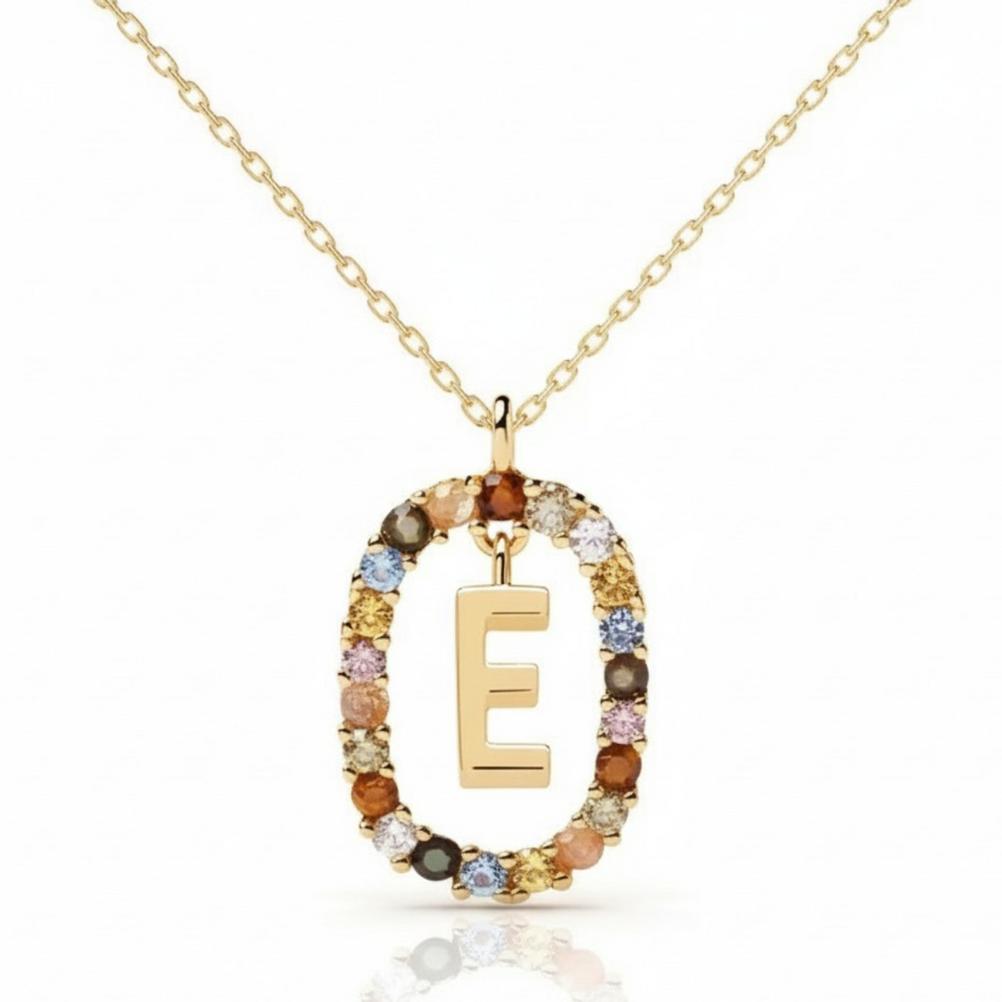 Colar Inicial "Rainbow"