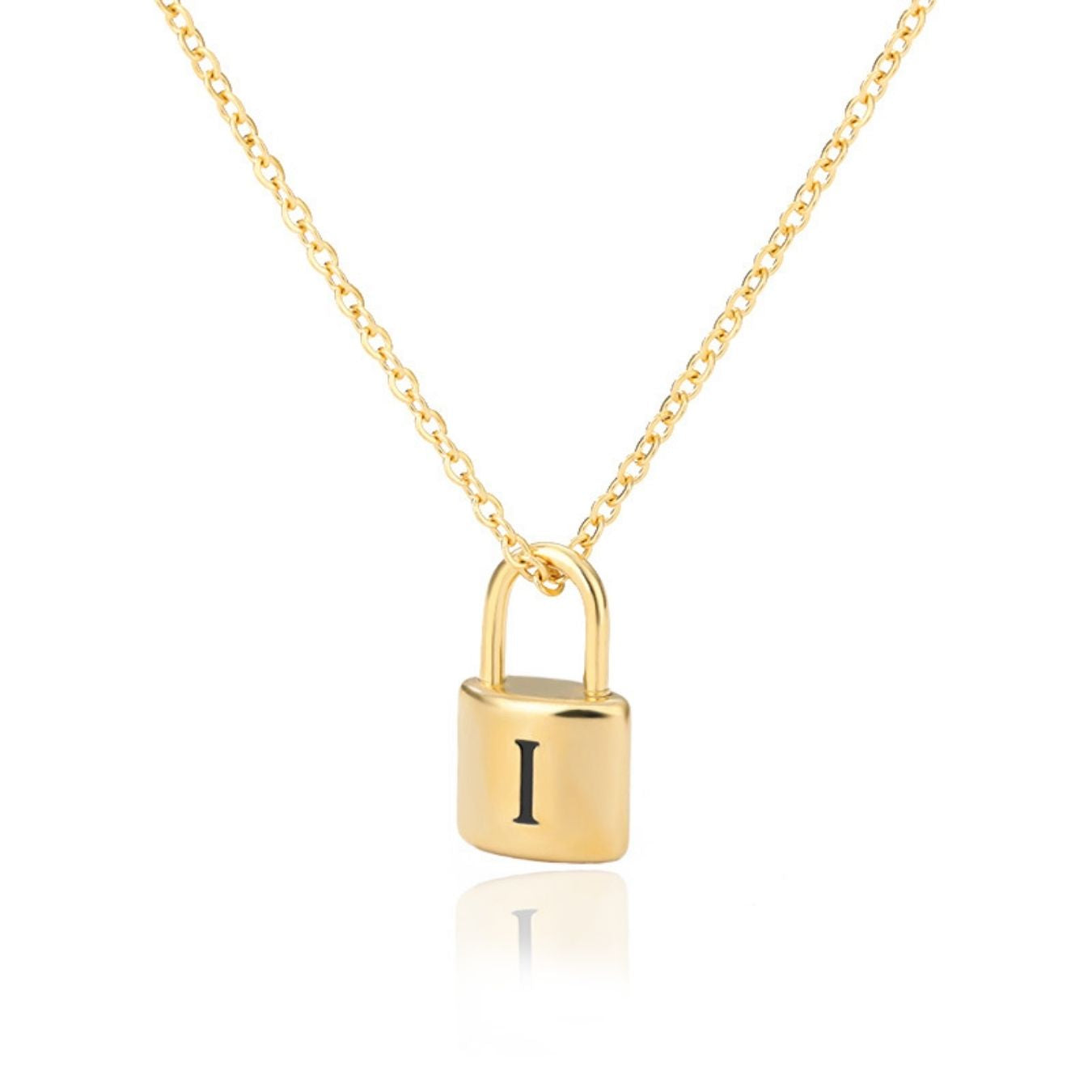 Colar Inicial "Gold Lock"