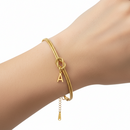 Pulseira Inicial "Knot"