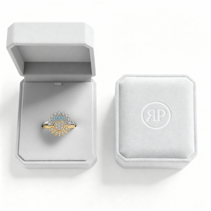 Conjunto de Anéis Ajustáveis "Eclipse Glow"