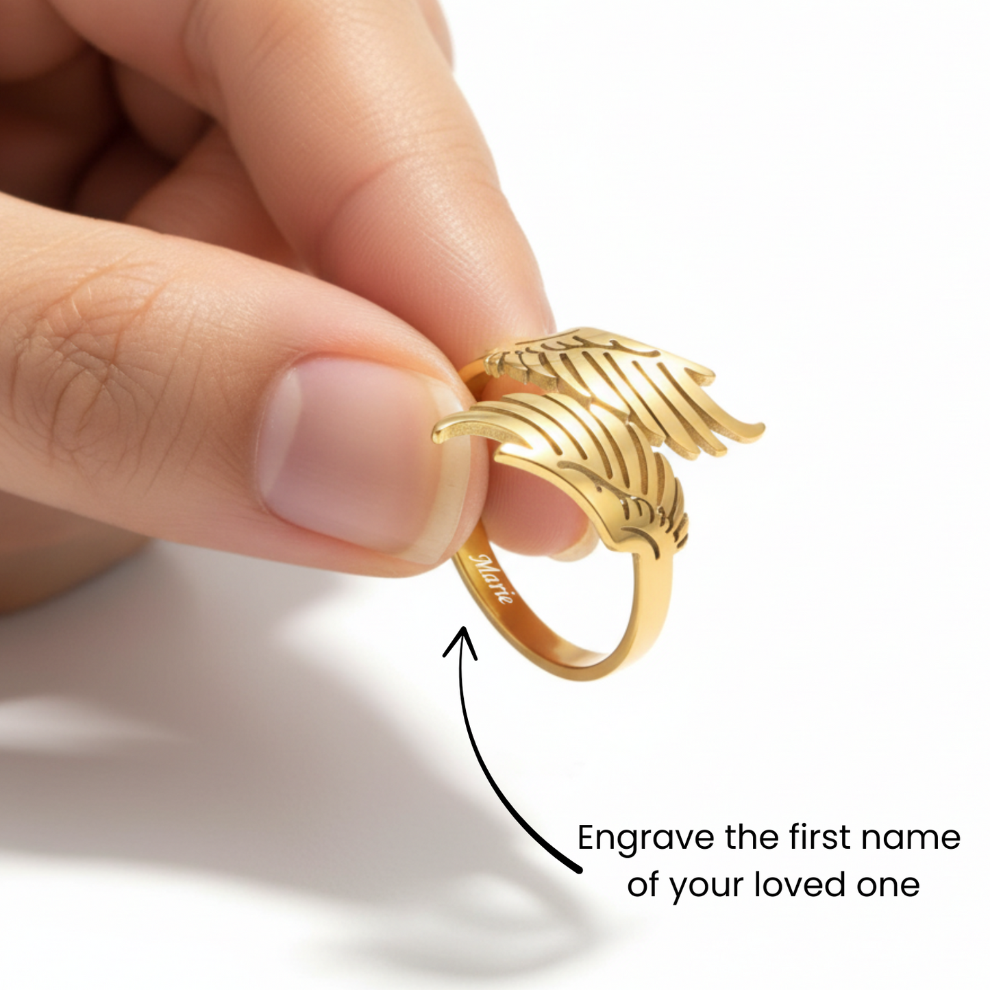 Anel Ajustável "Angel wings"