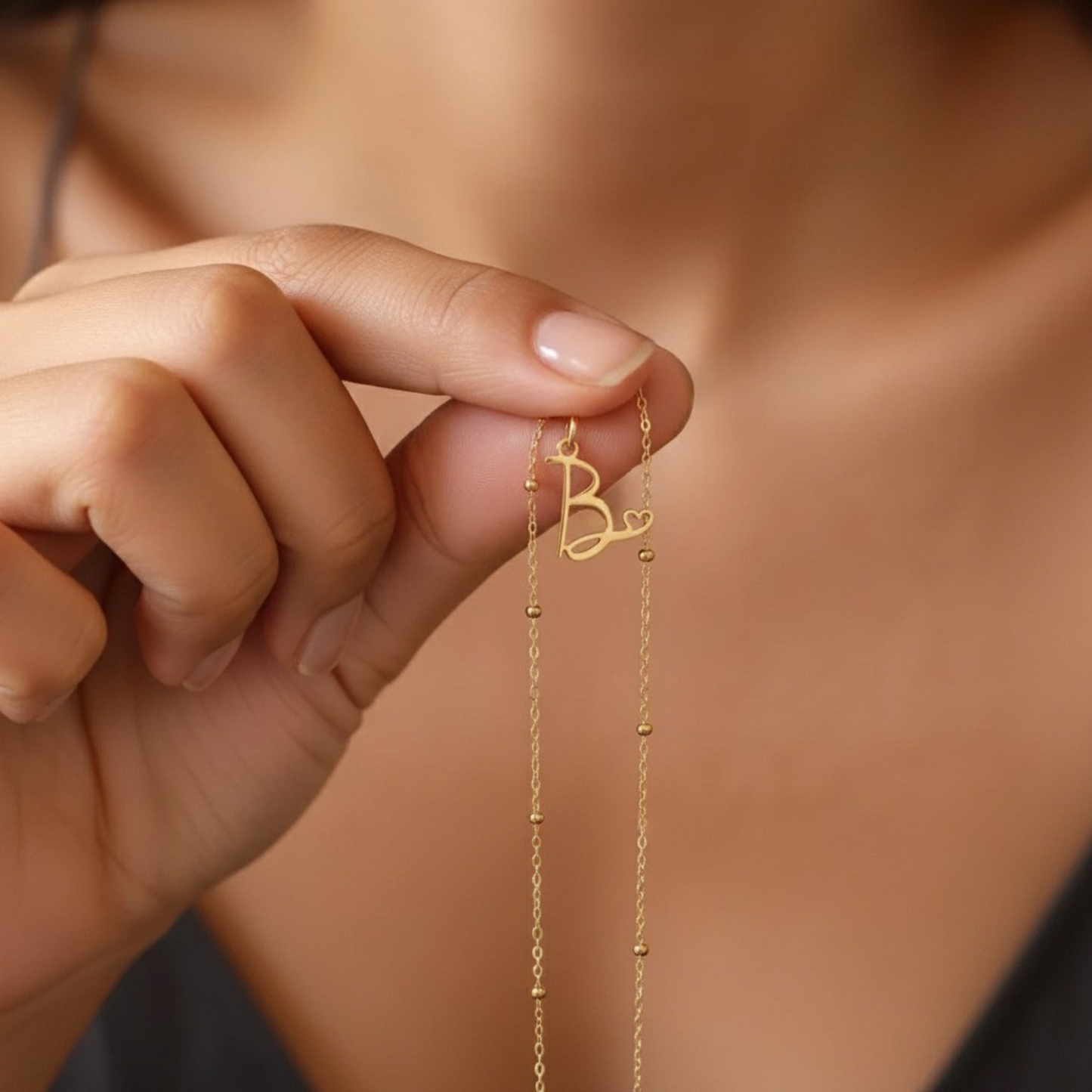 Colar Inicial "Heart Love"