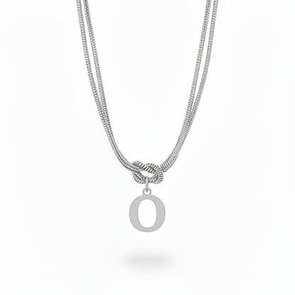 Colar Inicial "Alphabet Knot"