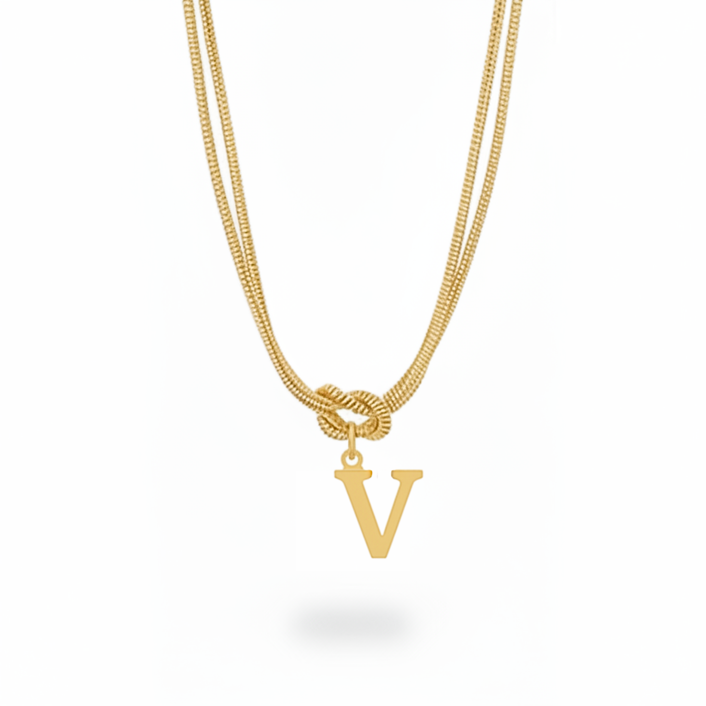 Colar Inicial "Alphabet Knot"