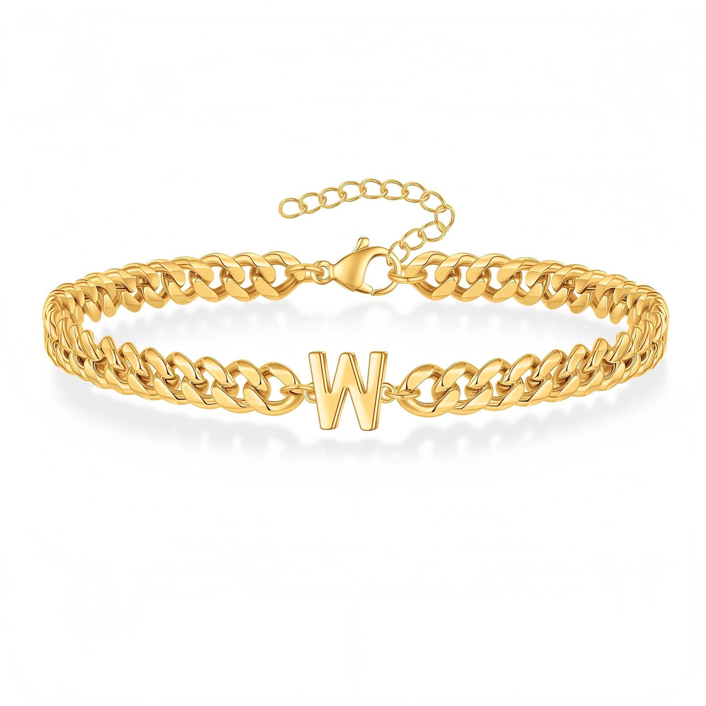 Pulseira Inicial "Curb Letter"