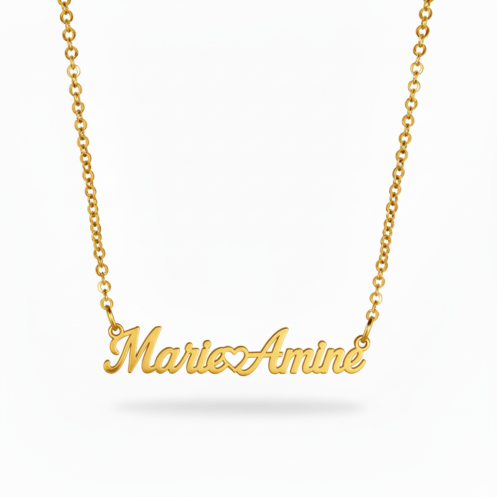 Colar com Nome "Infinity Bond"