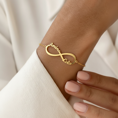 Pulseira Nome "Eternal Bond"