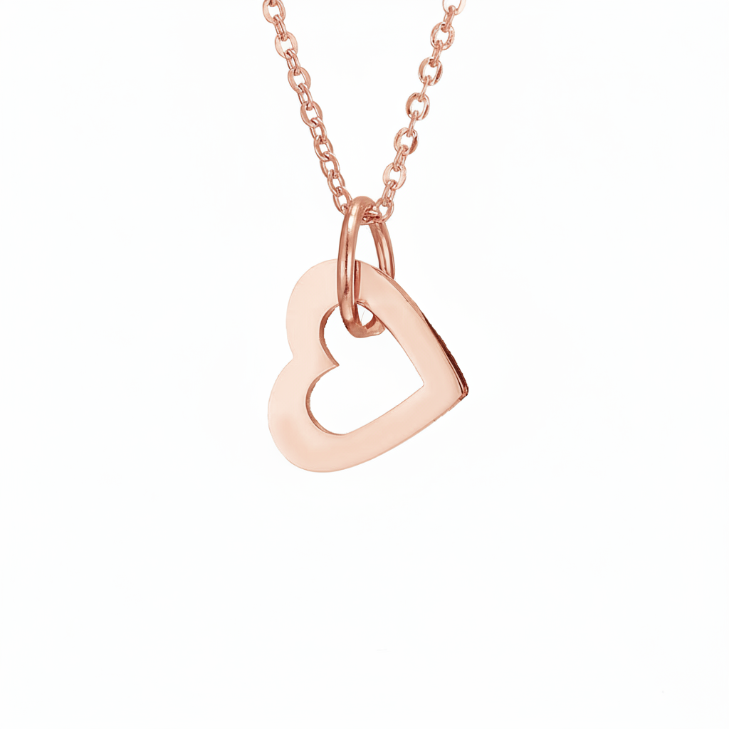 Colar com Nome "Nested Hearts"