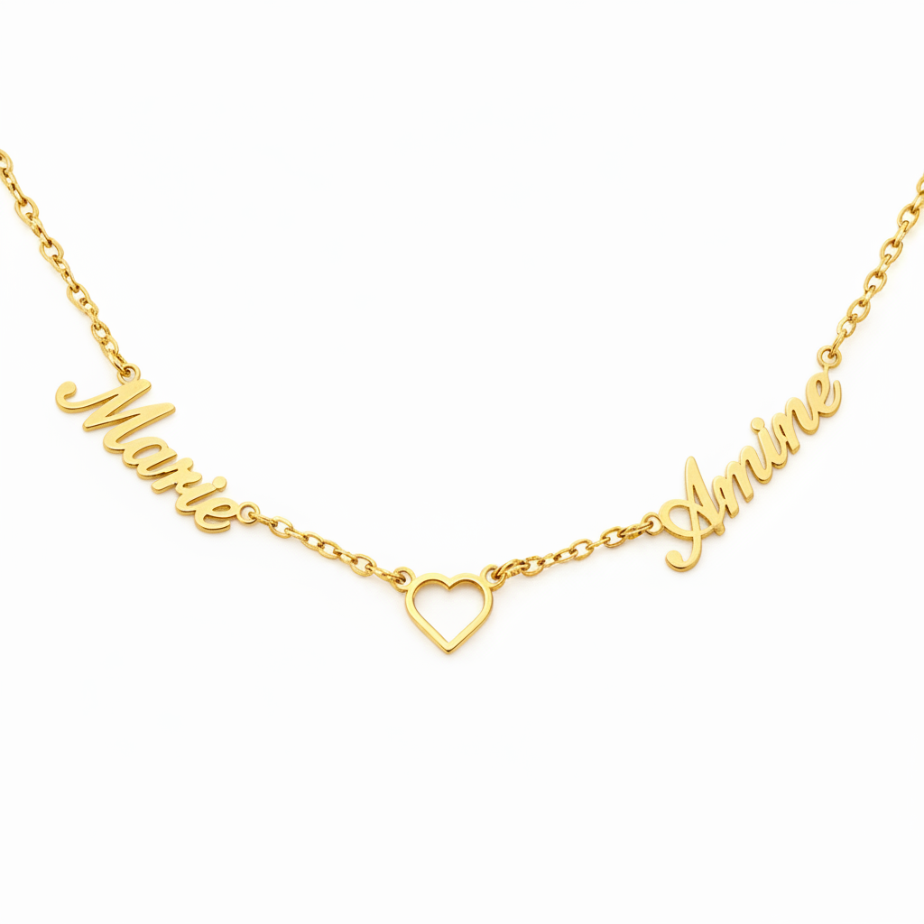 Colar com Nome "Abraço Eterno"