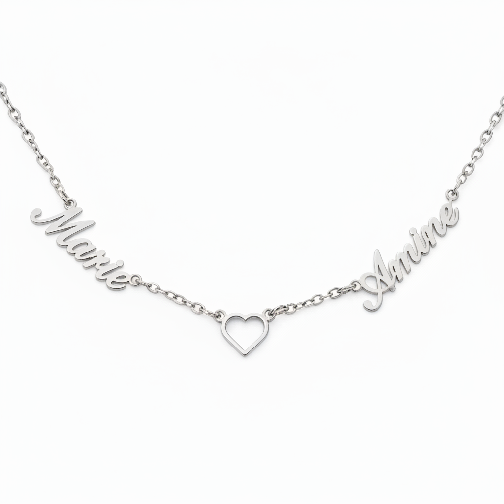 Colar com Nome "Abraço Eterno"