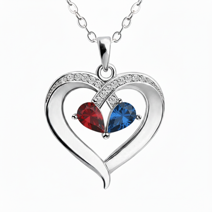 Colar com Nome "Entwined Hearts"