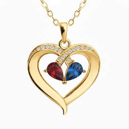 Colar com Nome "Entwined Hearts"