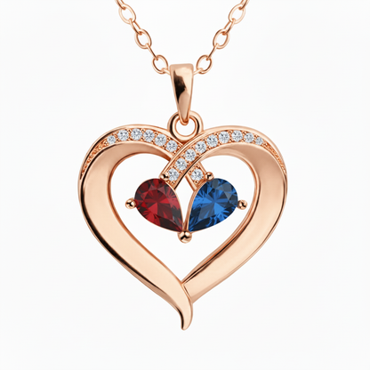 Colar com Nome "Entwined Hearts"